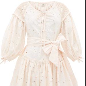 Innika Choo's  Pale Peach Pink cotton dress. NWT.